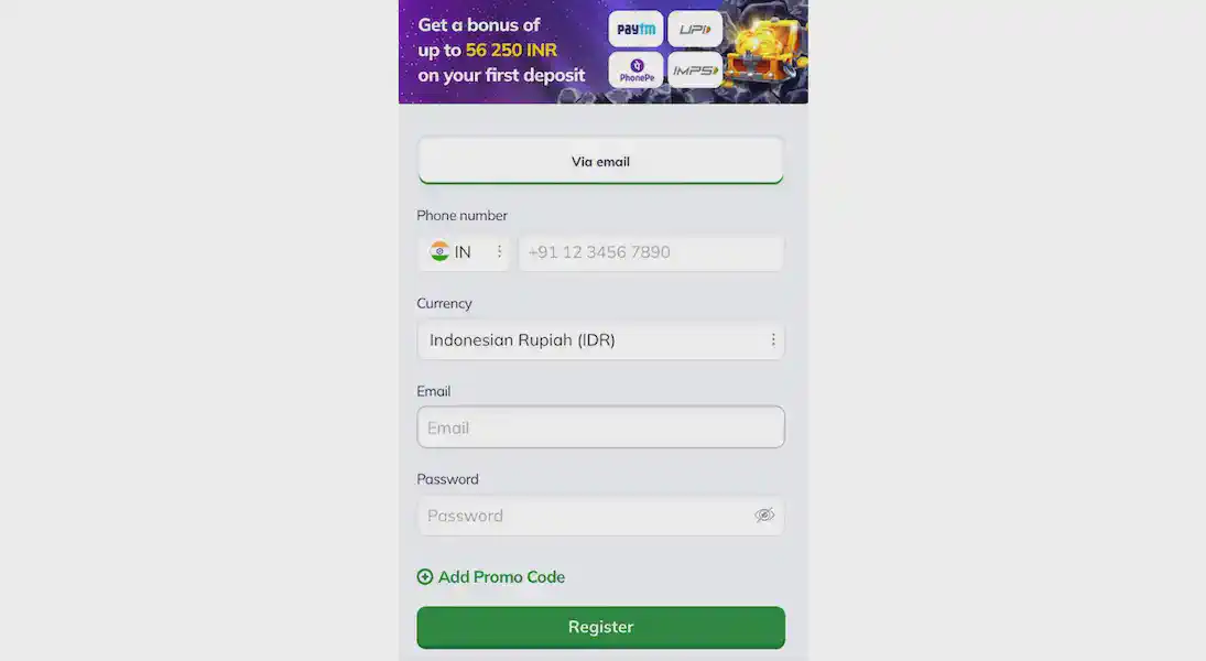 Valor login App